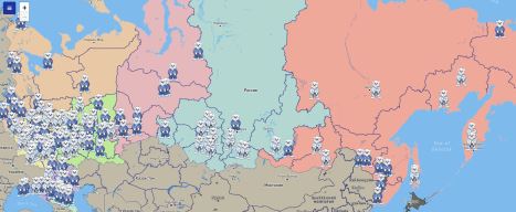 Информационная карта российского дзюдо